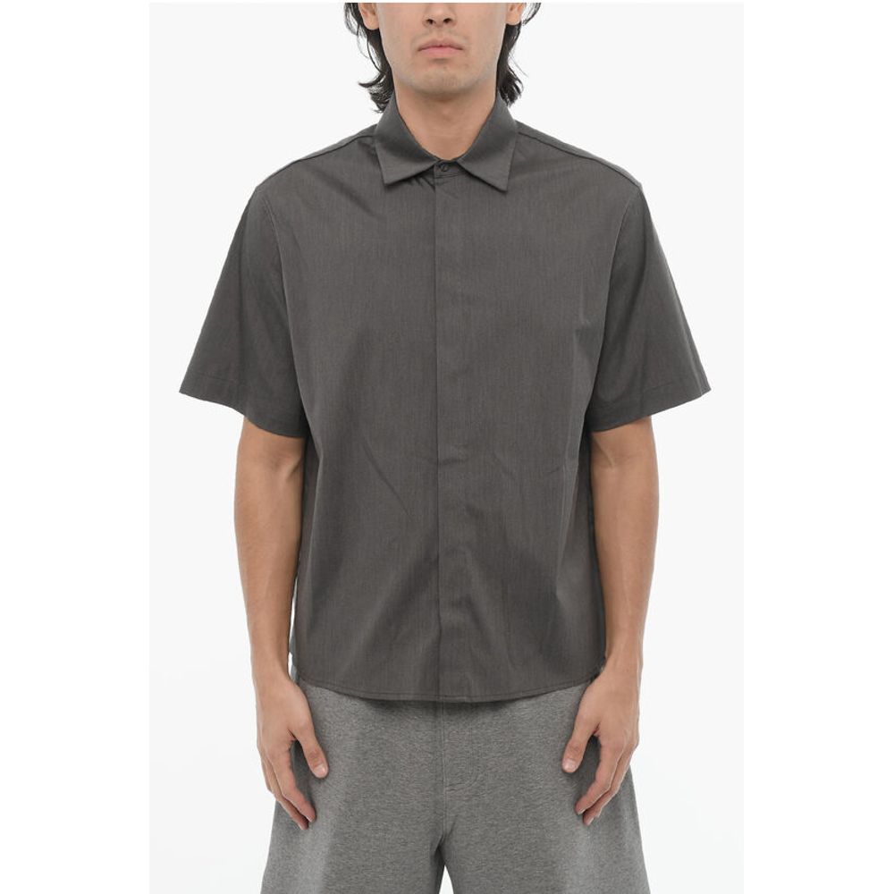 Рубашка свободного кроя с короткими рукавами Neil Barrett, Gray
Рубашка свободного кроя с короткими рукавами Neil Barrett, Gray