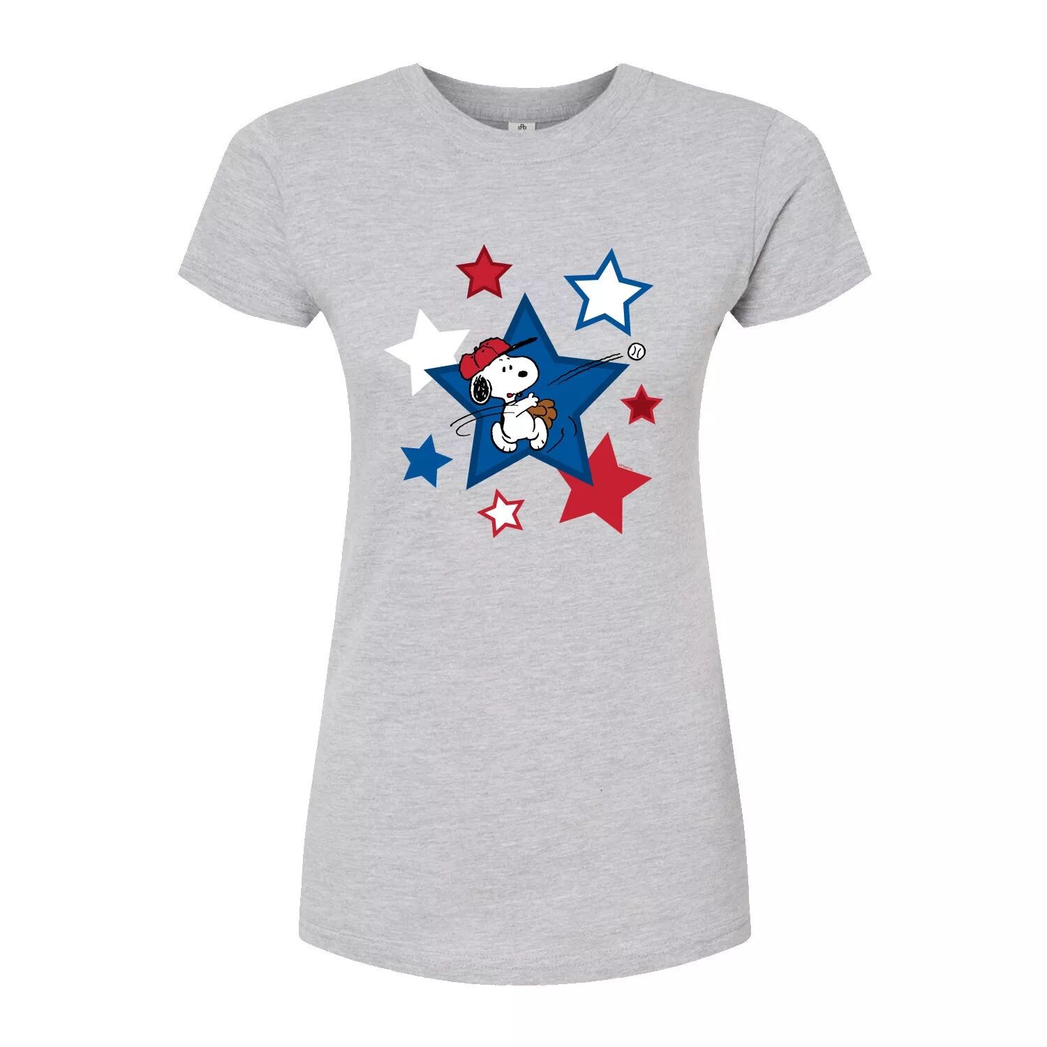 Юниорская футболка с рисунком Snoopy Baseball Stars Peanuts Licensed Character, серый
Юниорская футболка с рисунком Snoopy Baseball Stars Peanuts Licensed Character, серый