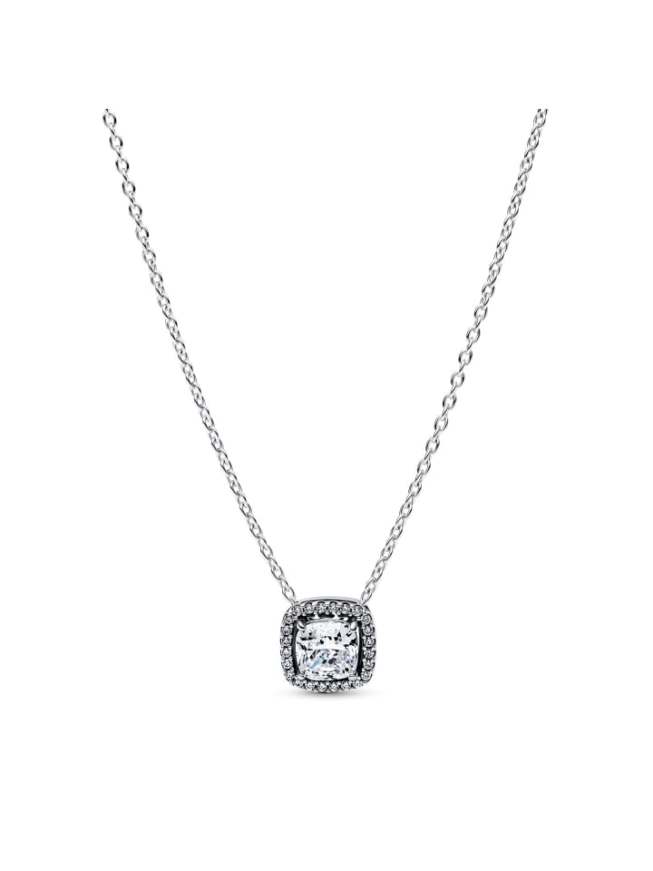 Pandora Женское колье с блестящим квадратным ореолом из серебра
Pandora Женское колье с блестящим квадратным ореолом из серебра