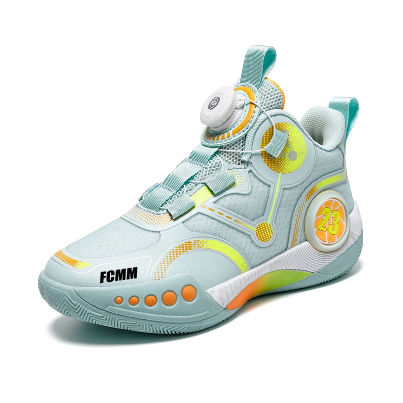 Противоскользящие и дышащие баскетбольные кроссовки средней высоты для детей FCMM, зеленый
Противоскользящие и дышащие баскетбольные кроссовки средней высоты для детей FCMM, зеленый