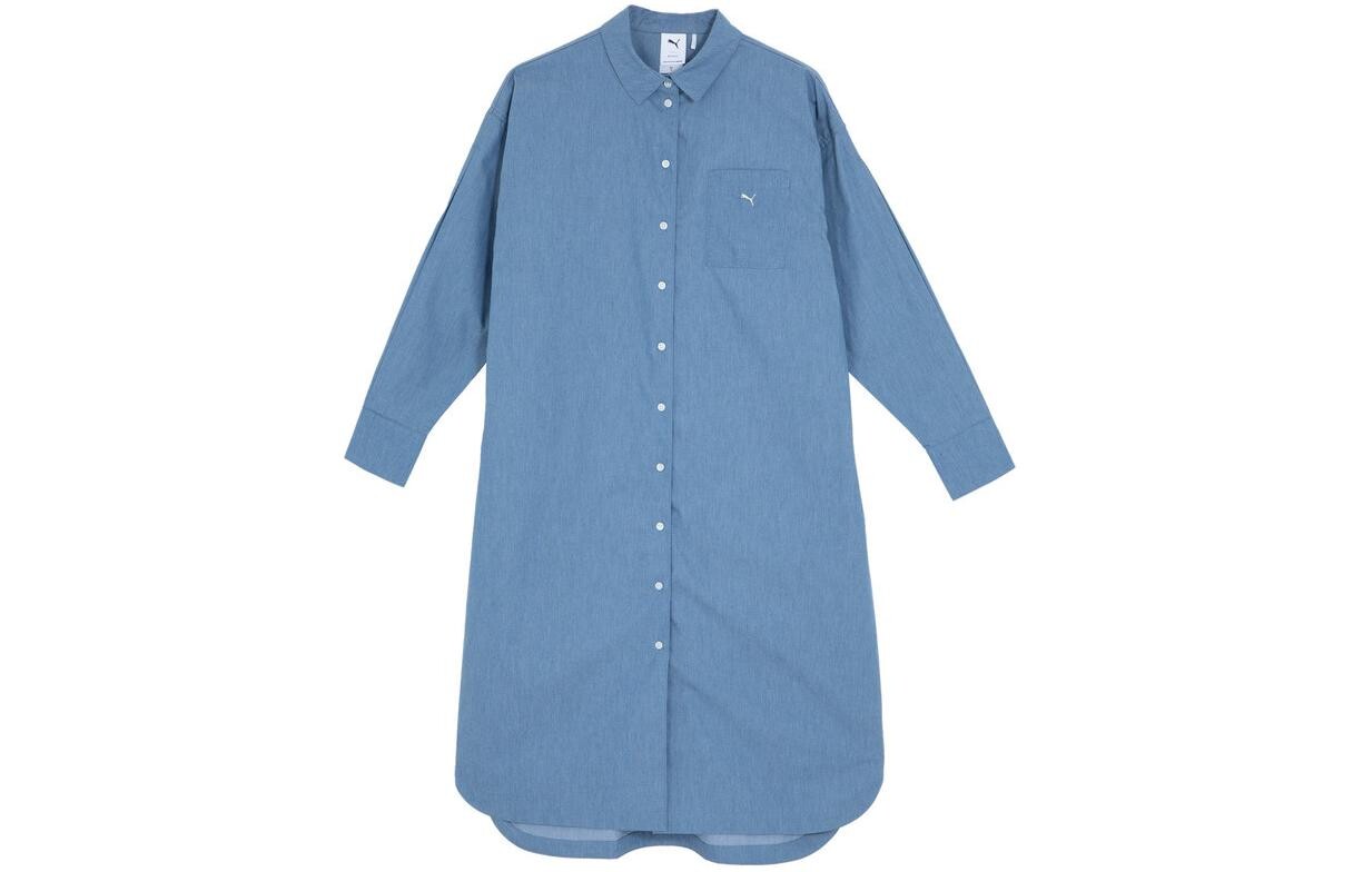 Женское платье с длинными рукавами Puma, цвет Blue 
Женское платье с длинными рукавами Puma, цвет Blue