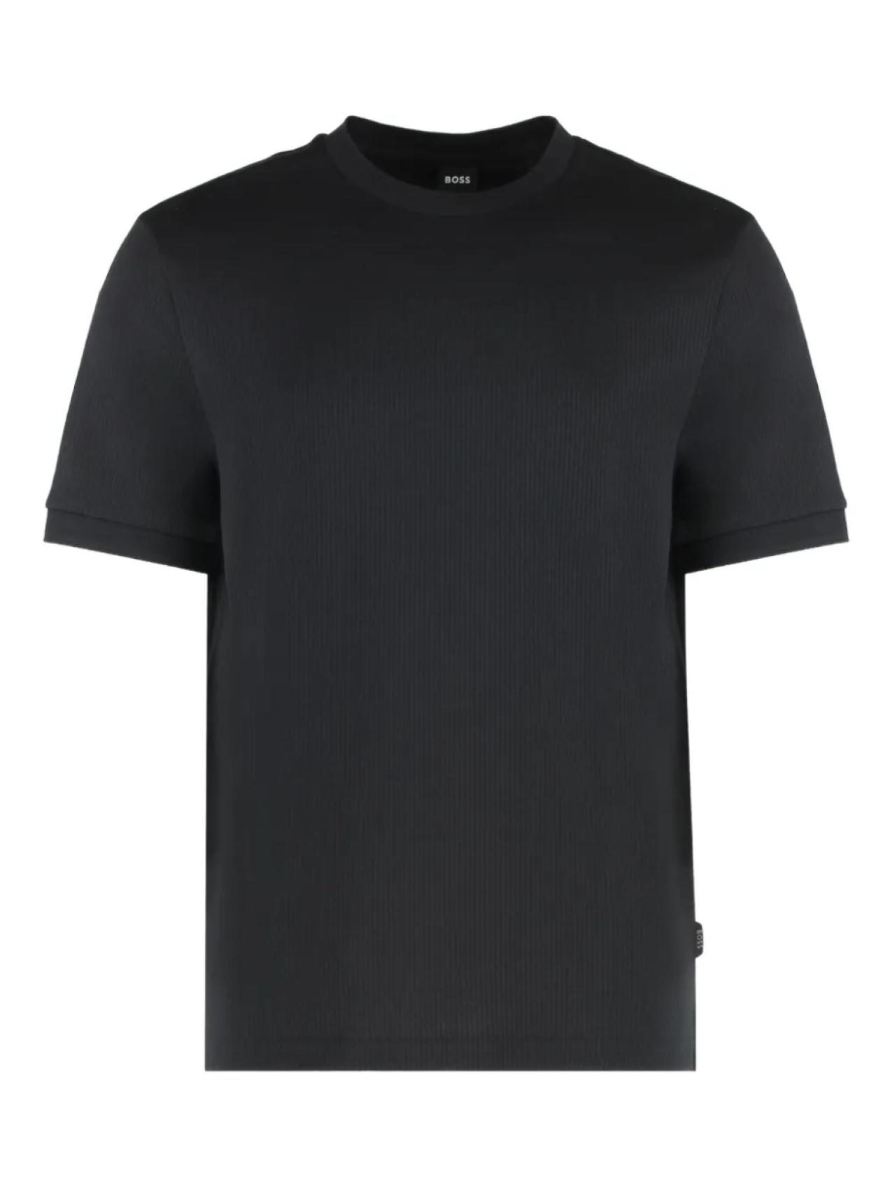 Футболка с круглым вырезом в рубчик BOSS, черный
Футболка с круглым вырезом в рубчик BOSS, черный