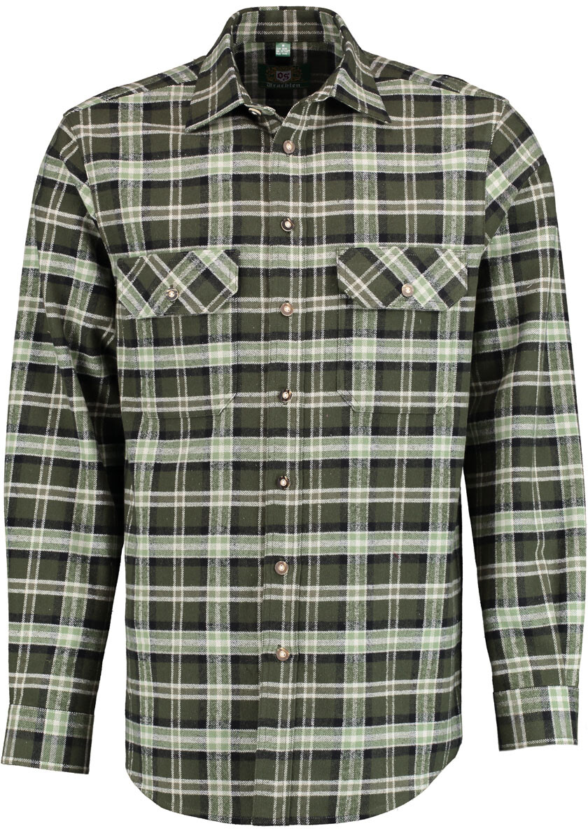 Рубашка OS Trachten Mumry, оливковый 
Рубашка OS Trachten Mumry, оливковый