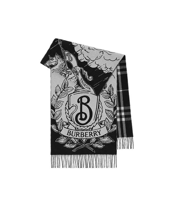 Широкий двусторонний шарф "Бурячий рыцарь" Burberry, черный
Широкий двусторонний шарф "Бурячий рыцарь" Burberry, черный