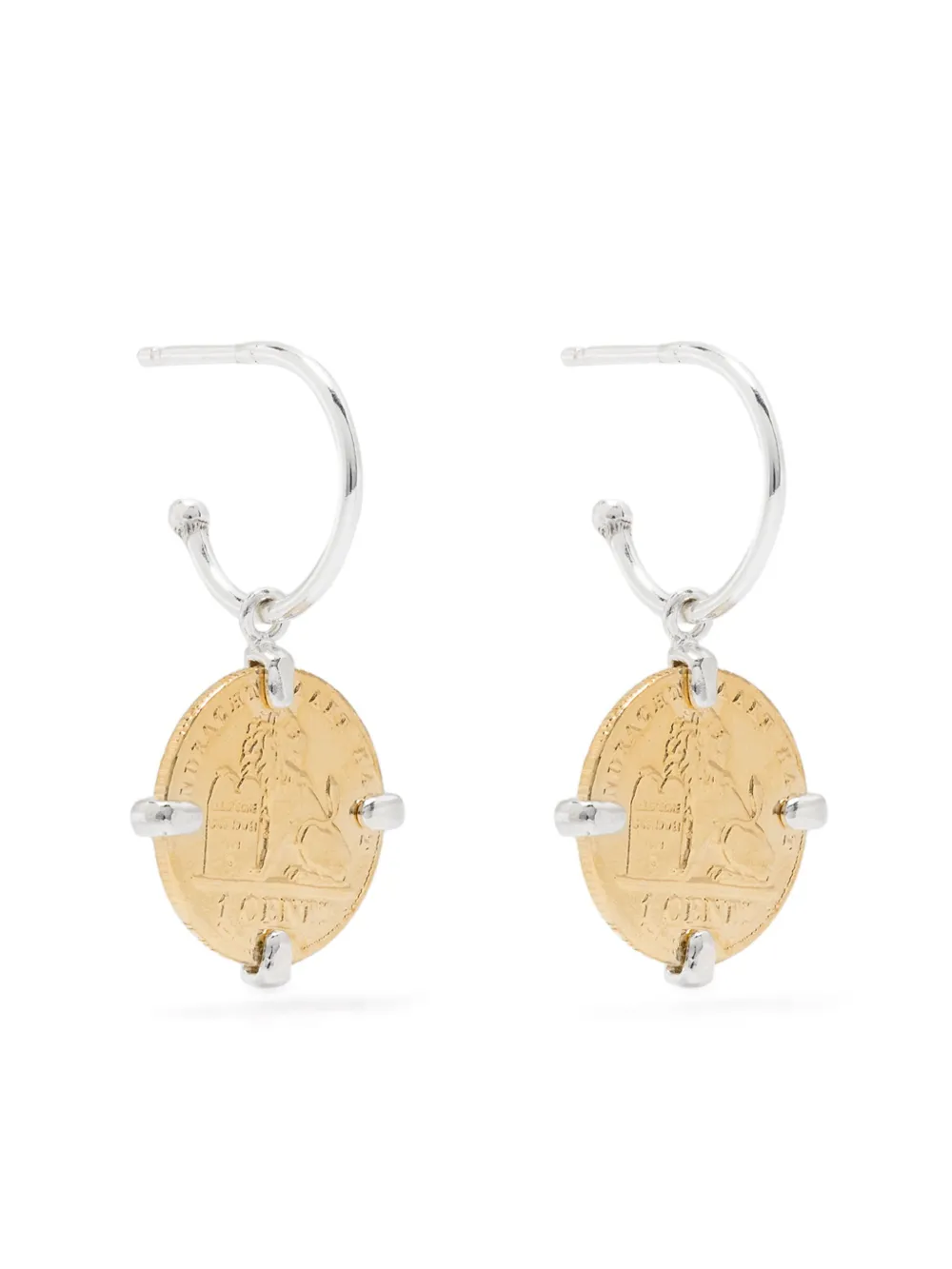 Серьги, украшенные монетами Wouters & Hendrix, серебяный
Серьги, украшенные монетами Wouters & Hendrix, серебяный