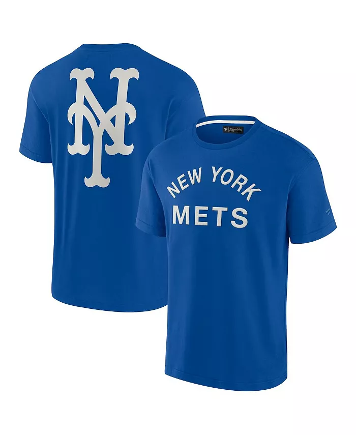 Мужская и женская футболка с коротким рукавом Royal New York Mets Super Soft Fanatics Signature
Мужская и женская футболка с коротким рукавом Royal New York Mets Super Soft Fanatics Signature