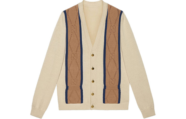 Кардиган мужской Gucci, бежевый / коричневый
Кардиган мужской Gucci, бежевый / коричневый