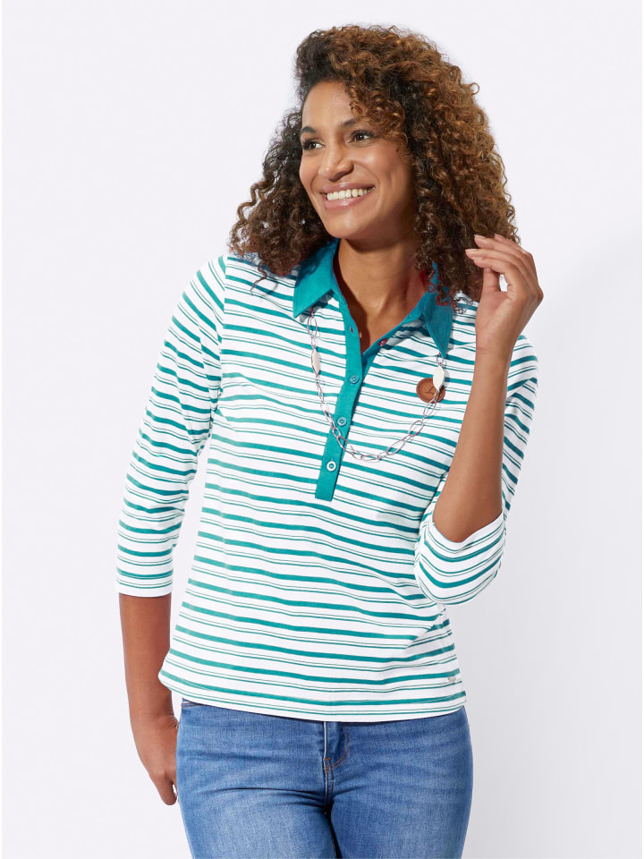 Рубашка-поло в полоску цвета океана WITT WEIDEN
Рубашка-поло в полоску цвета океана WITT WEIDEN