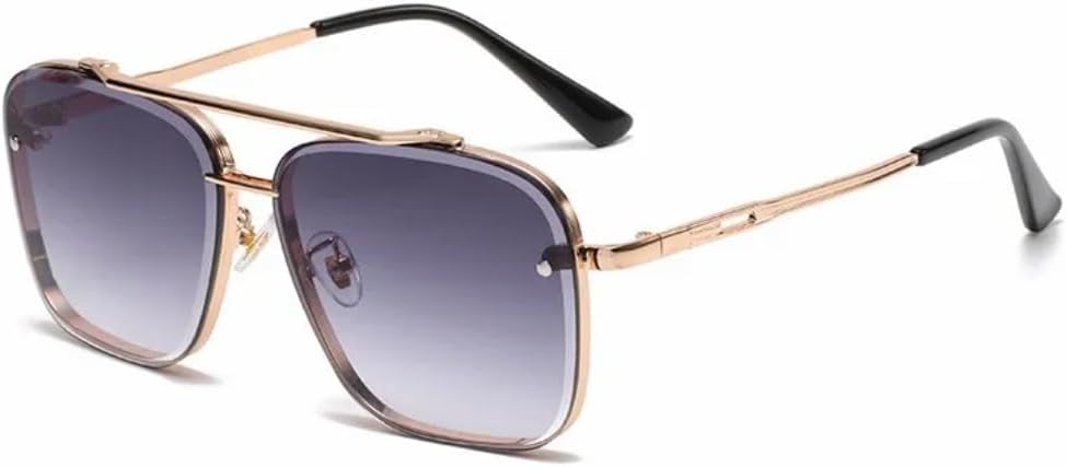 Мужские солнцезащитные очки в металлической оправе, с полимерными линзами, для вождения, путешествий и активного отдыха, с защитой от УФ-излучения UV400 UUPTTPL, C6 Gold Grey
Мужские солнцезащитные очки в металлической оправе, с полимерными линзами, для вождения, путешествий и активного отдыха, с защитой от УФ-излучения UV400 UUPTTPL, C6 Gold Grey