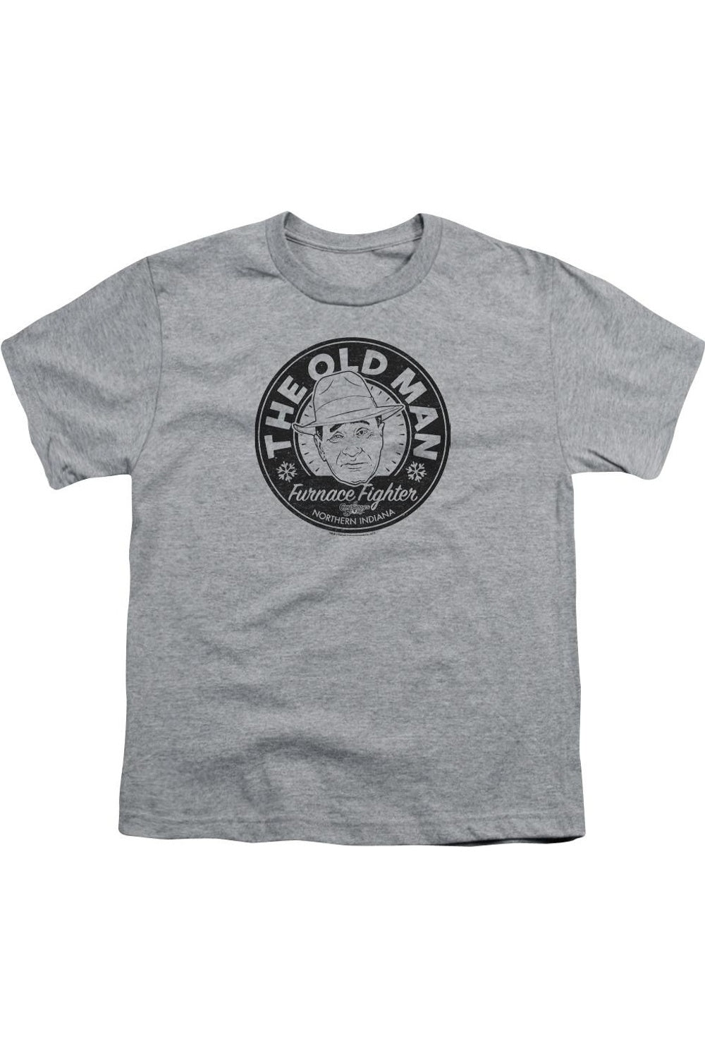 Футболка с коротким рукавом для детей "Рождественская история" The Old Man Gildan, Athletic Heather 
Футболка с коротким рукавом для детей "Рождественская история" The Old Man Gildan, Athletic Heather