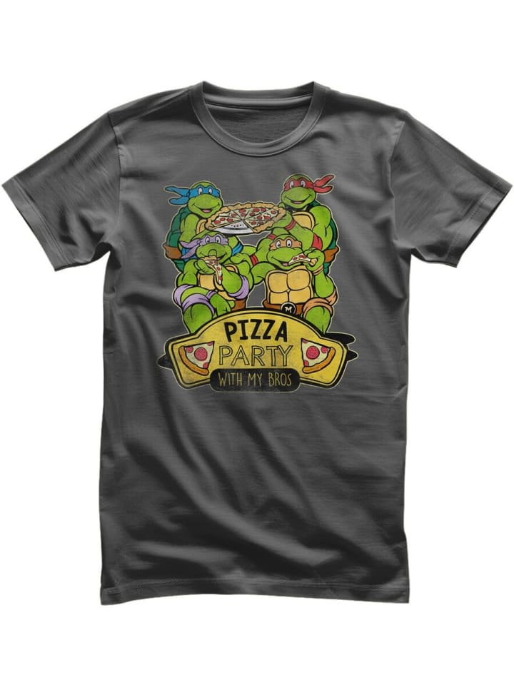 Teenage Mutant Ninja Turtles Футболка "Pizza Party With My Bros T-Shirt" серого цвета, Серый, Teenage Mutant Ninja Turtles Футболка "Pizza Party With My Bros T-Shirt" серого цвета
Teenage Mutant Ninja Turtles Футболка "Pizza Party With My Bros T-Shirt" серого цвета, Серый, Teenage Mutant Ninja Turtles Футболка "Pizza Party With My Bros T-Shirt" серого цвета