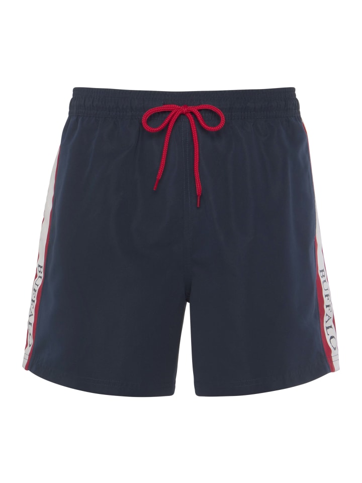 Плавки-шорты темно-синего цвета Buffalo
Плавки-шорты темно-синего цвета Buffalo