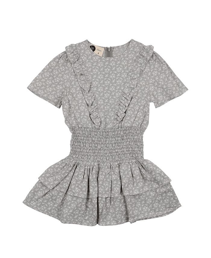 Детское платье с коротким рукавом и цветочным принтом - для малышей и детей постарше Maniere, серый
Детское платье с коротким рукавом и цветочным принтом - для малышей и детей постарше Maniere, серый