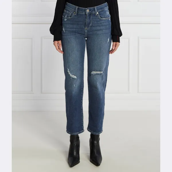 Настоящие свободные джинсы прямого кроя. Liu Jo, синий
Настоящие свободные джинсы прямого кроя. Liu Jo, синий