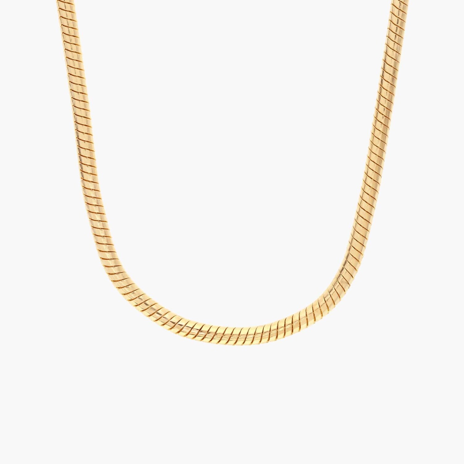24-дюймовая круглая цепочка-змейка из 14-каратного желтого золота (1,1 мм) Blue Nile
24-дюймовая круглая цепочка-змейка из 14-каратного желтого золота (1,1 мм) Blue Nile