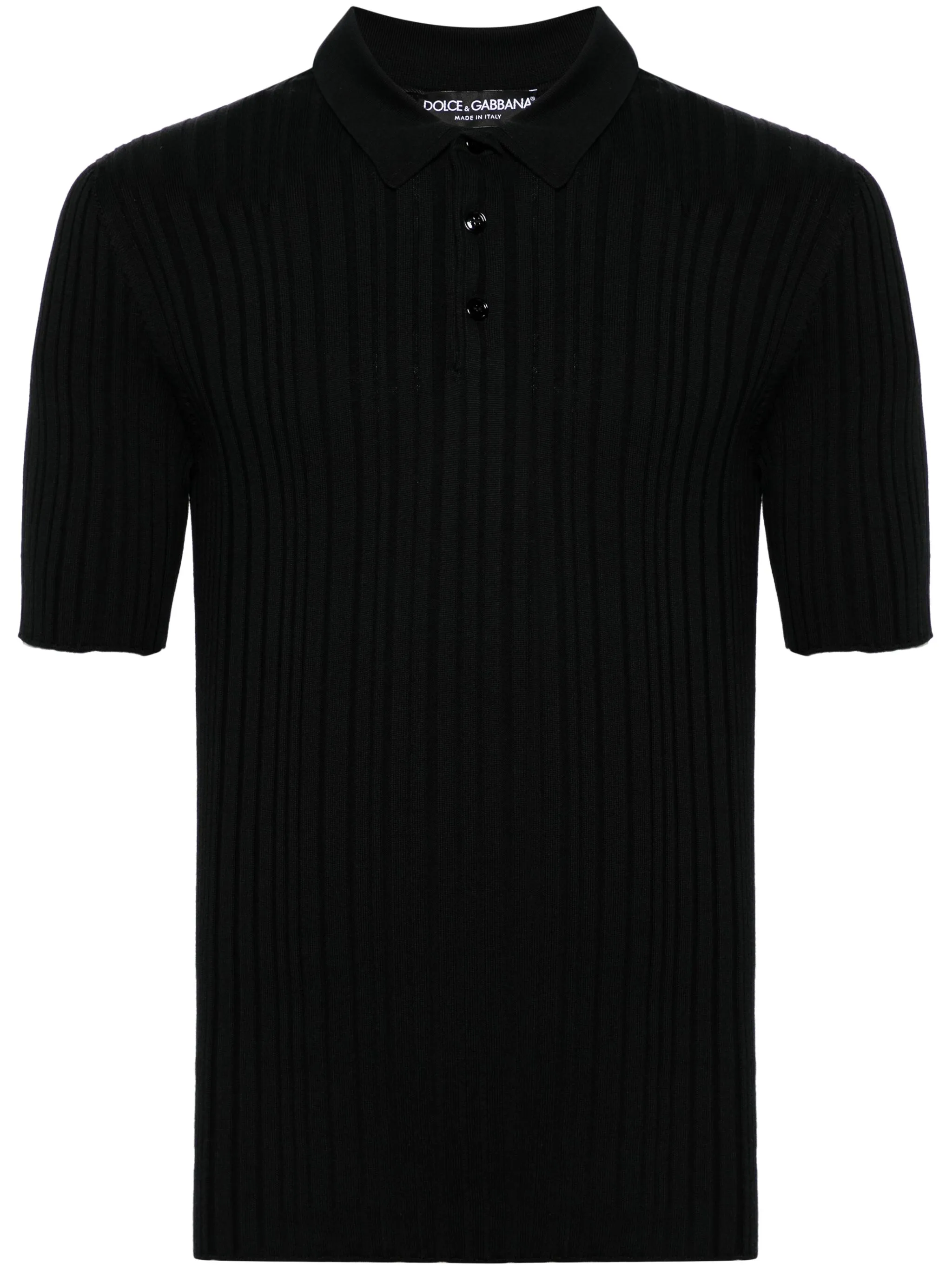 Рубашка поло в рубчик Dolce & Gabbana, черный
Рубашка поло в рубчик Dolce & Gabbana, черный