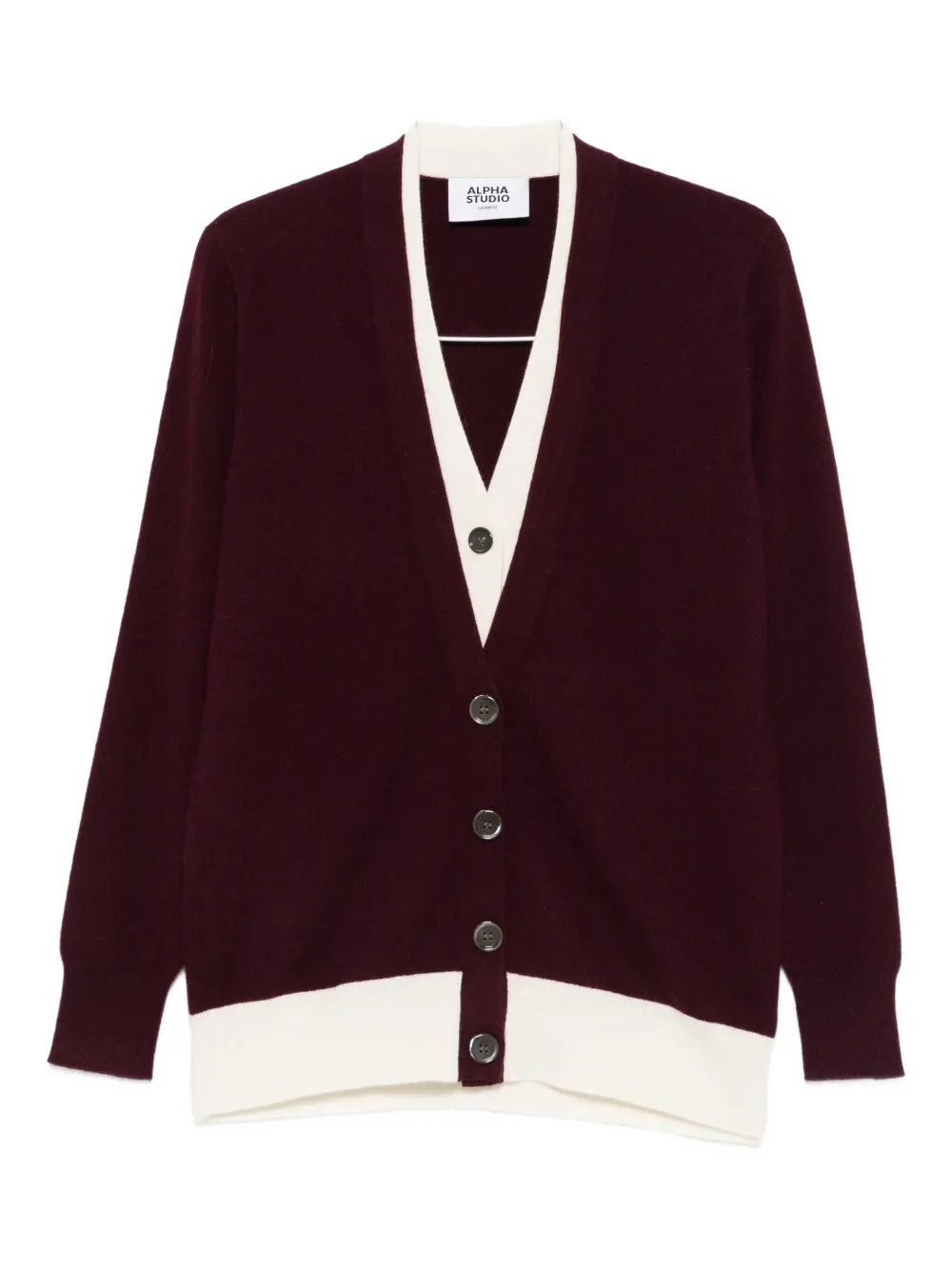 Кардиган с контрастной отделкой Alpha Studio, красный
Кардиган с контрастной отделкой Alpha Studio, красный