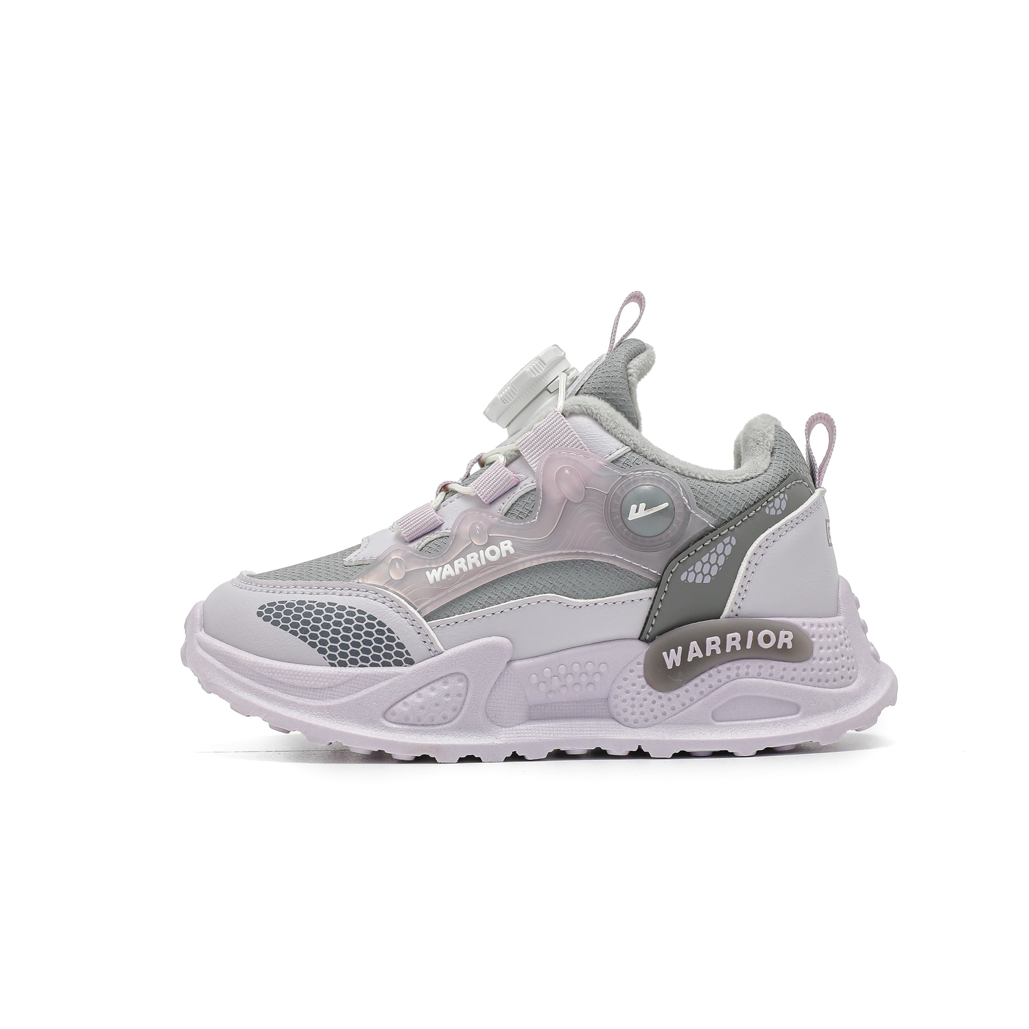 Детские кроссовки для девочек легкие амортизирующие утепленные низкие WARRIOR, серый/фиолетовый
Детские кроссовки для девочек легкие амортизирующие утепленные низкие WARRIOR, серый/фиолетовый