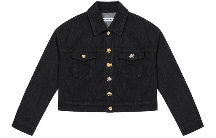 Self-portrait Джинсовая куртка с кристаллами, Classic Black
Self-portrait Джинсовая куртка с кристаллами, Classic Black