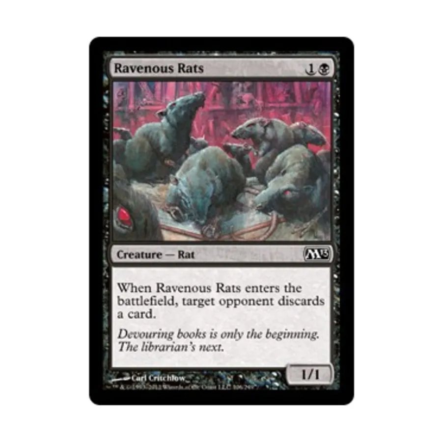 CCG Хищные крысы (С), MTG - Magic 2013
CCG Хищные крысы (С), MTG - Magic 2013
