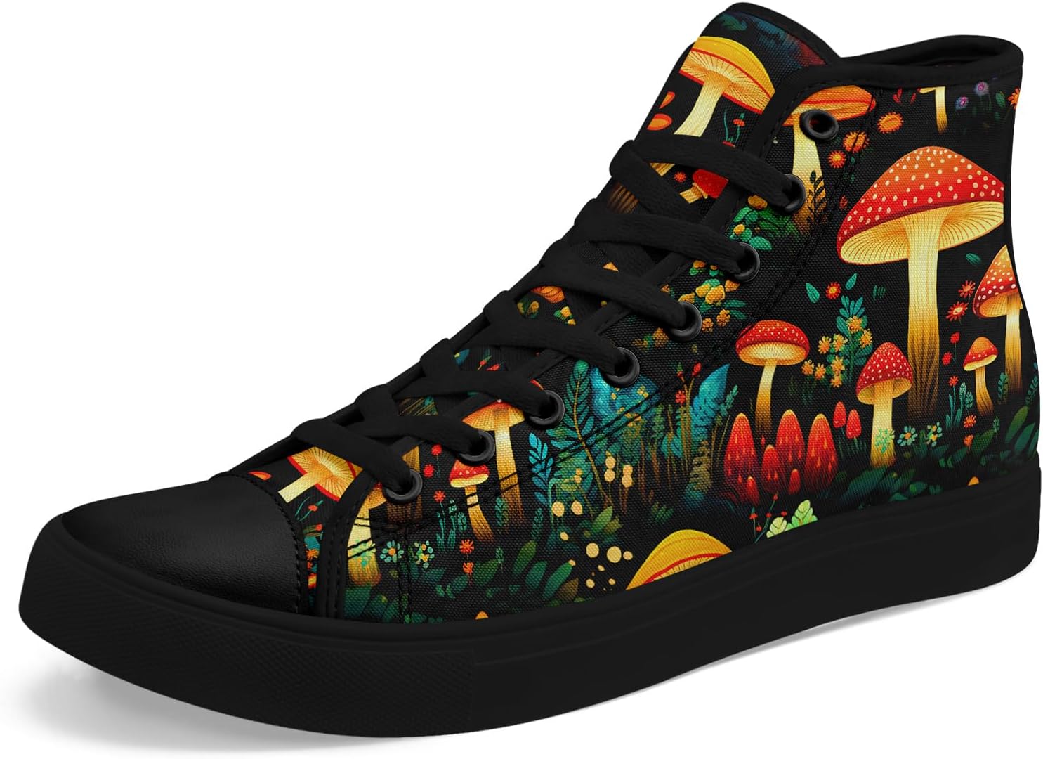 Высокие кеды на холщовой основе AWSOLE «Грибной лес» для женщин и мужчин, винтажные готические стильные кроссовки с натуральным принтом, повседневная обувь, черный/синий/зеленый/оранжевый
Высокие кеды на холщовой основе AWSOLE «Грибной лес» для женщин и мужчин, винтажные готические стильные кроссовки с натуральным принтом, повседневная обувь, черный/синий/зеленый/оранжевый
