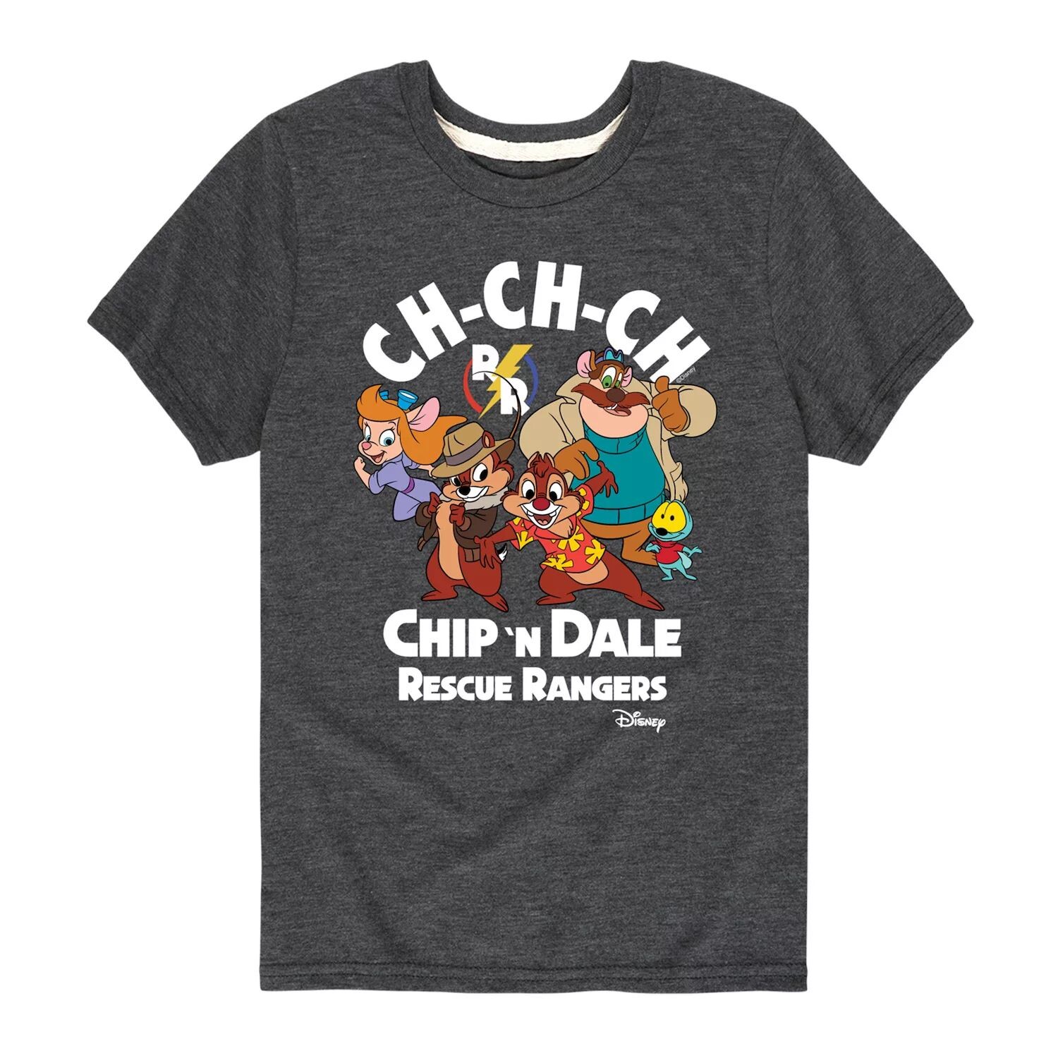 Футболка с рисунком Disney's Chip N Dale для мальчиков 8–20 Ch Ch Ch Licensed Character, серый 
Футболка с рисунком Disney's Chip N Dale для мальчиков 8–20 Ch Ch Ch Licensed Character, серый