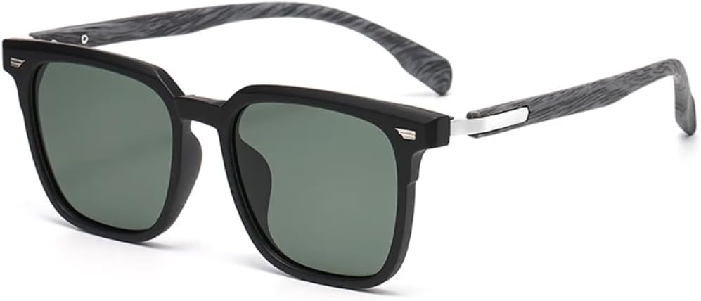 Ретро-модные поляризованные солнцезащитные очки для женщин и мужчин, классический винтажный стиль, защита от УФ-излучения UV400, для активного отдыха VFDHN, Matte Black Green
Ретро-модные поляризованные солнцезащитные очки для женщин и мужчин, классический винтажный стиль, защита от УФ-излучения UV400, для активного отдыха VFDHN, Matte Black Green