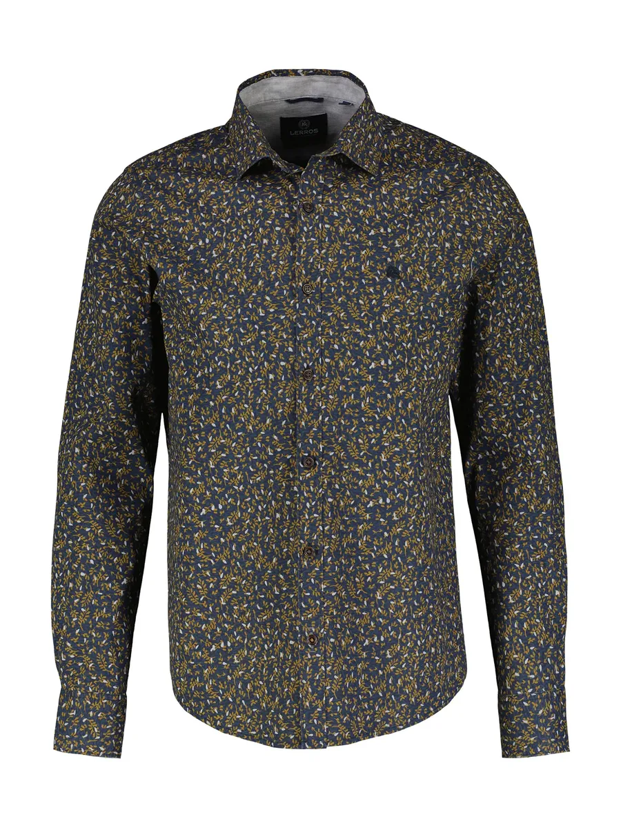Рубашка LERROS с длинными рукавами "Рубашка из поплина стрейч LERROS с АОП", синий
Рубашка LERROS с длинными рукавами "Рубашка из поплина стрейч LERROS с АОП", синий