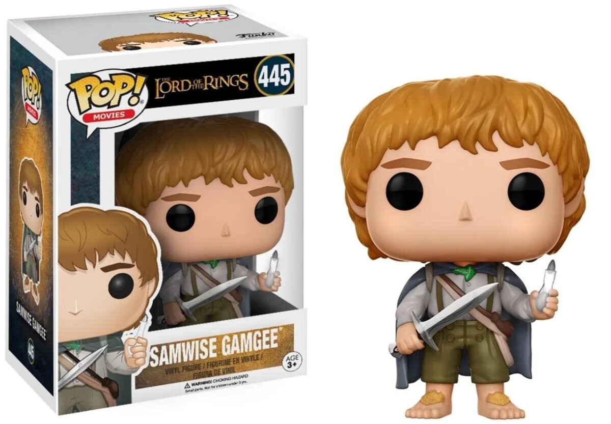 Funko POP! Фильмы, коллекционная фигурка, Властелин колец, Сэмуайз Гэмджи, 445
Funko POP! Фильмы, коллекционная фигурка, Властелин колец, Сэмуайз Гэмджи, 445