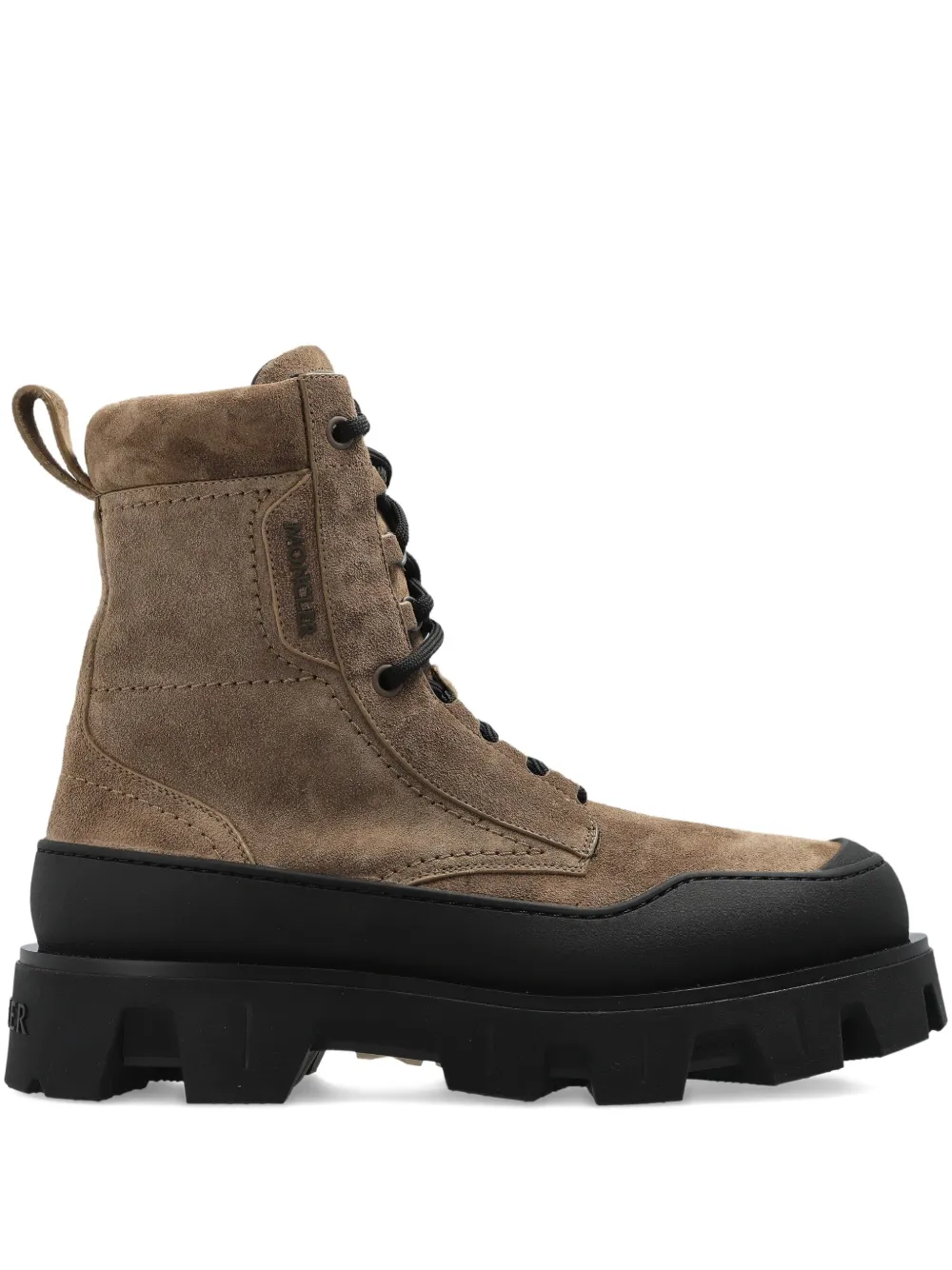 Замшевые ботинки на шнуровке Peak-path Moncler, коричневый
Замшевые ботинки на шнуровке Peak-path Moncler, коричневый