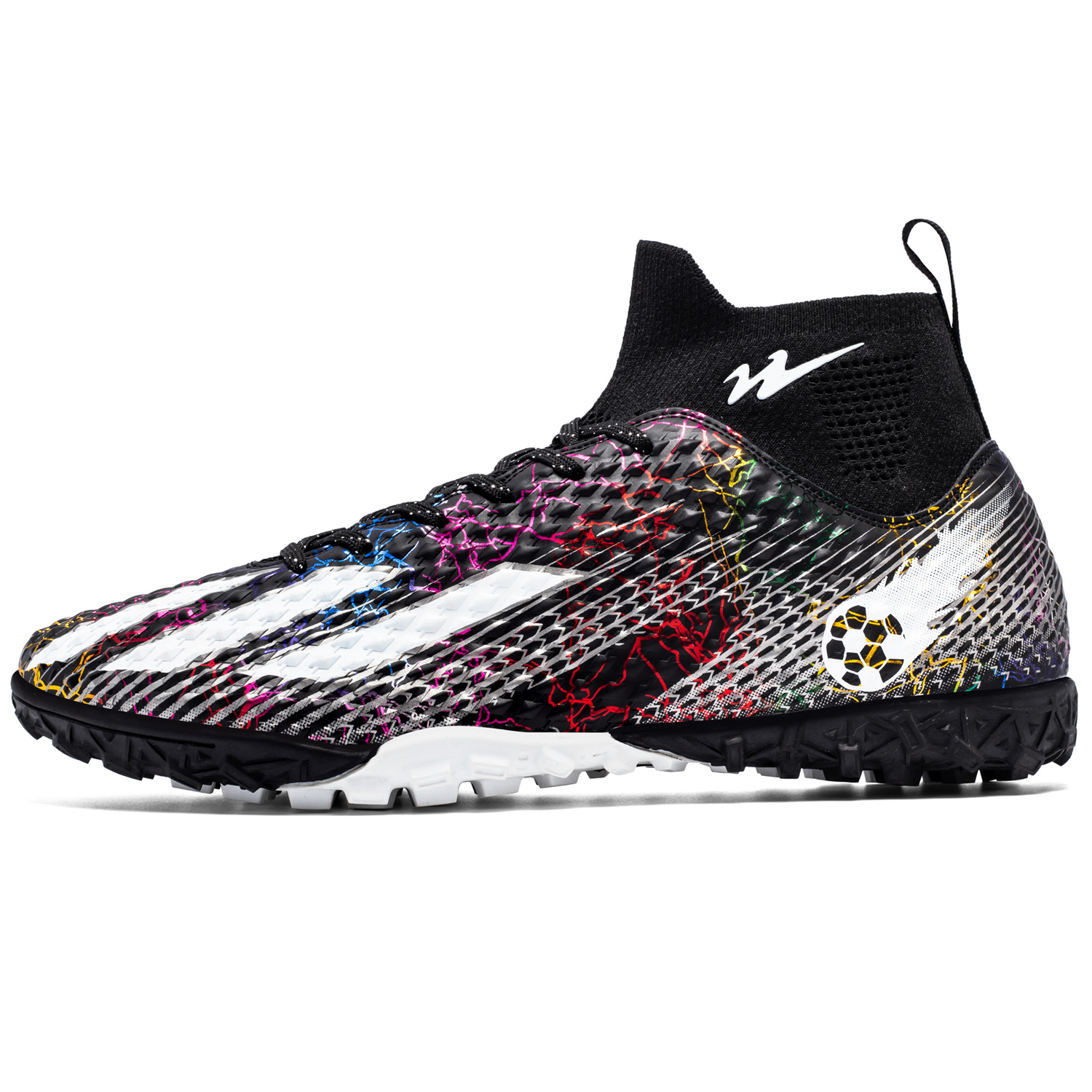 Дышащие легкие футбольные бутсы мужские черно-серебристые DOUBLE STAR 88, с длинными шипами бело-голубые
Дышащие легкие футбольные бутсы мужские черно-серебристые DOUBLE STAR 88, с длинными шипами бело-голубые