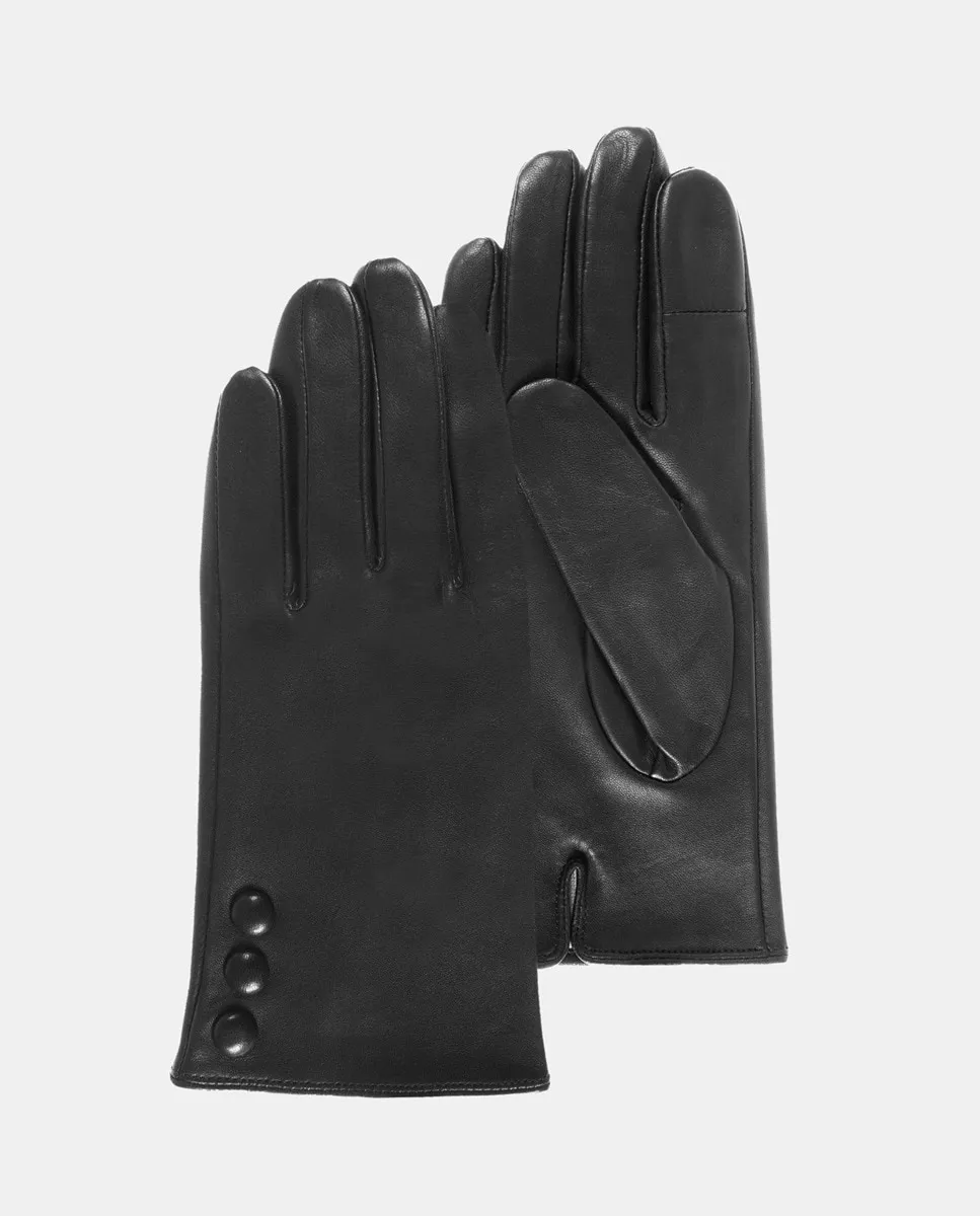 Кожаная перчатка Isotoner, черный 
Кожаная перчатка Isotoner, черный