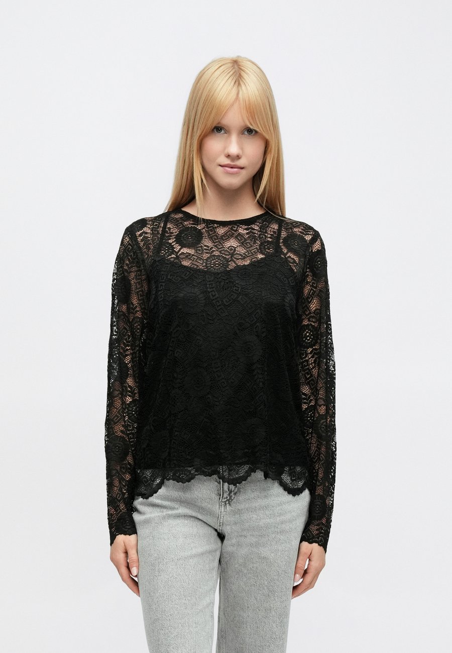 Топ Pieces PCOLLINE O NECK, Black
Топ Pieces PCOLLINE O NECK, Black