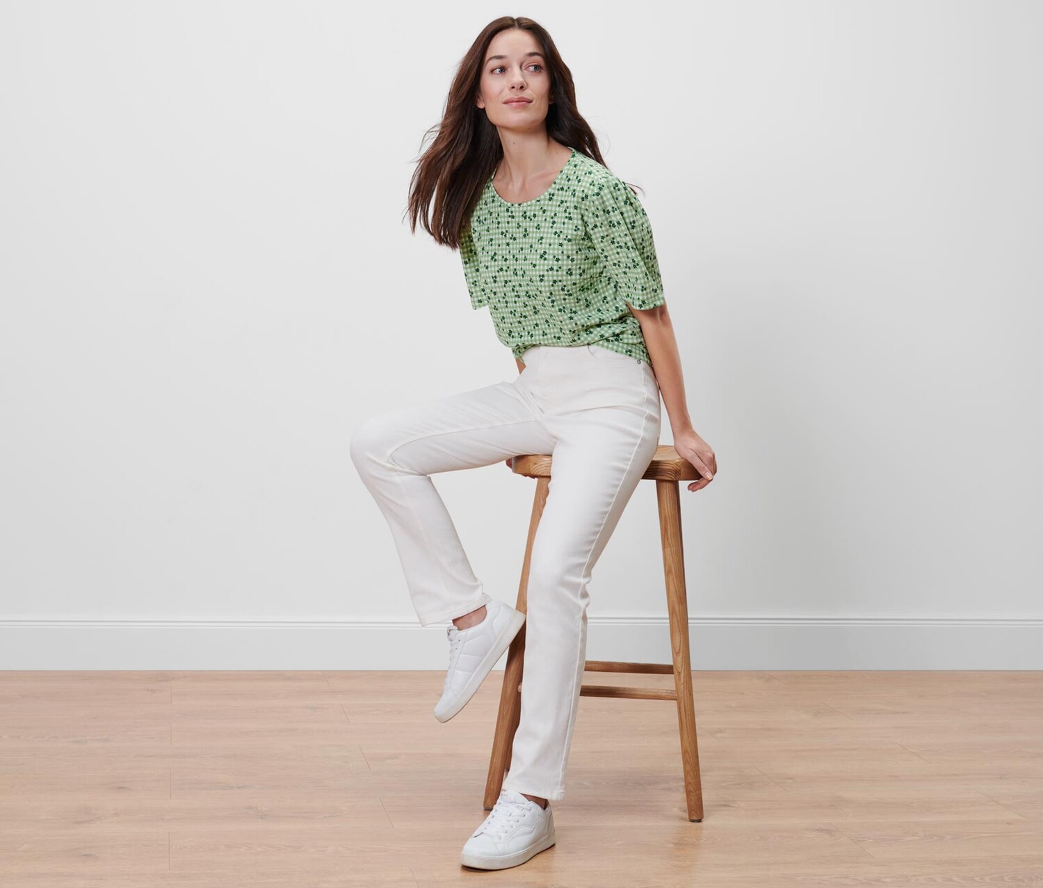 Блузка-рубашка с принтом по всей поверхности Tchibo, зеленый клетчатый
Блузка-рубашка с принтом по всей поверхности Tchibo, зеленый клетчатый