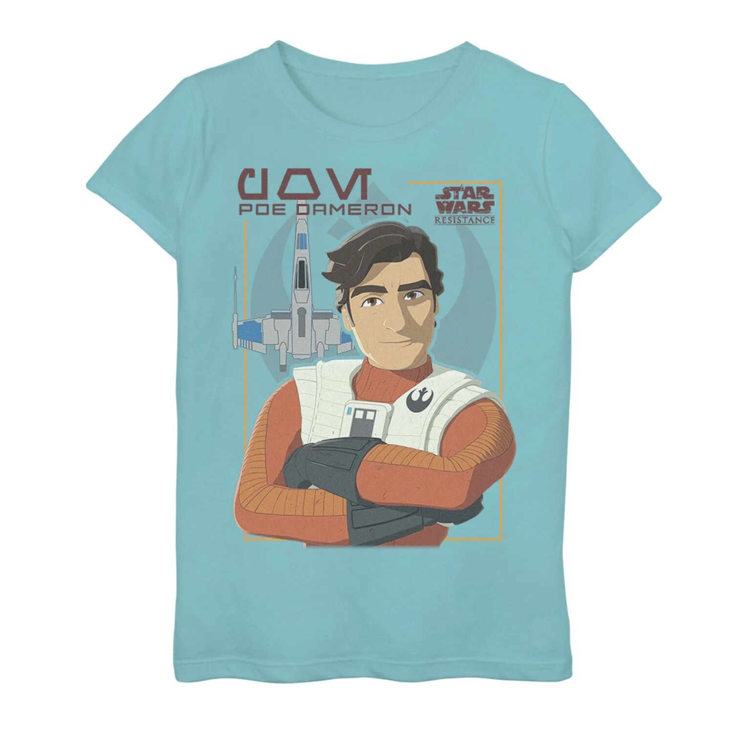 Футболка с рисунком Poe Dameron Rebel для девочек 7–16 лет Star Wars
Футболка с рисунком Poe Dameron Rebel для девочек 7–16 лет Star Wars