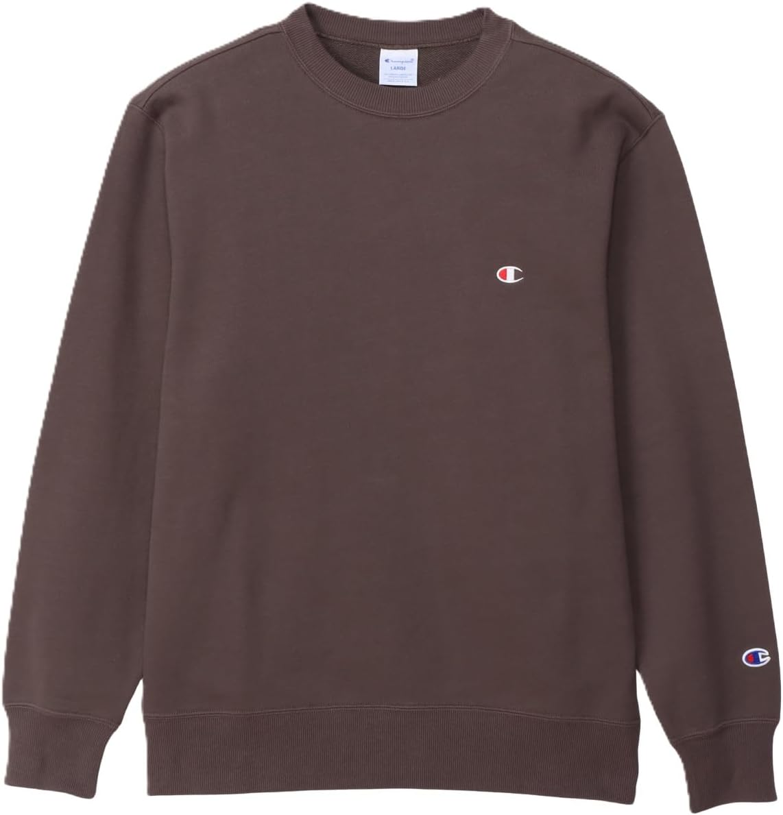 Мужская флисовая толстовка Champion с длинными рукавами и круглым вырезом, с вышитым логотипом, базовый размер C3-W001Z, шоколадный
Мужская флисовая толстовка Champion с длинными рукавами и круглым вырезом, с вышитым логотипом, базовый размер C3-W001Z, шоколадный