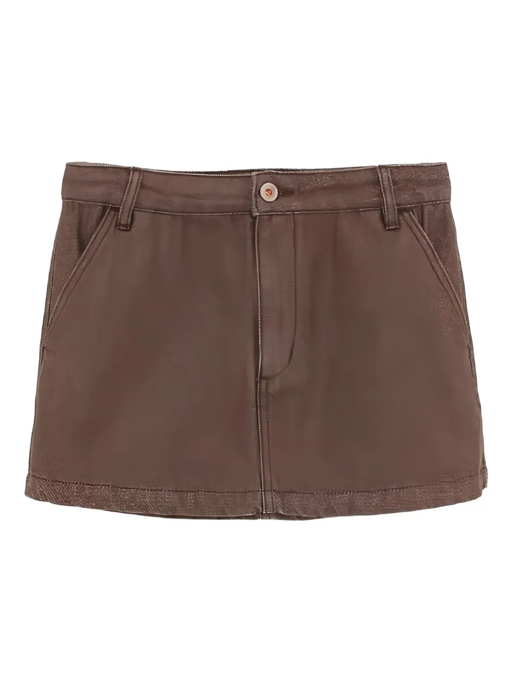 Юбка мини Pebbs с блестящими карманами Bellerose Kids, коричневый 
Юбка мини Pebbs с блестящими карманами Bellerose Kids, коричневый