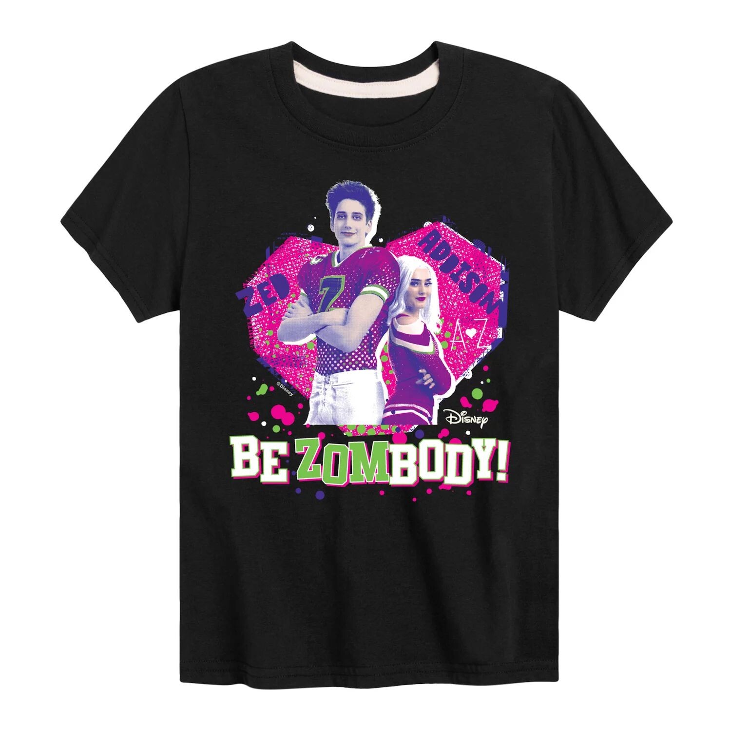 Футболка Disney's Zombies для мальчиков 8–20 лет Be Zombody с рисунком Licensed Character, черный
Футболка Disney's Zombies для мальчиков 8–20 лет Be Zombody с рисунком Licensed Character, черный