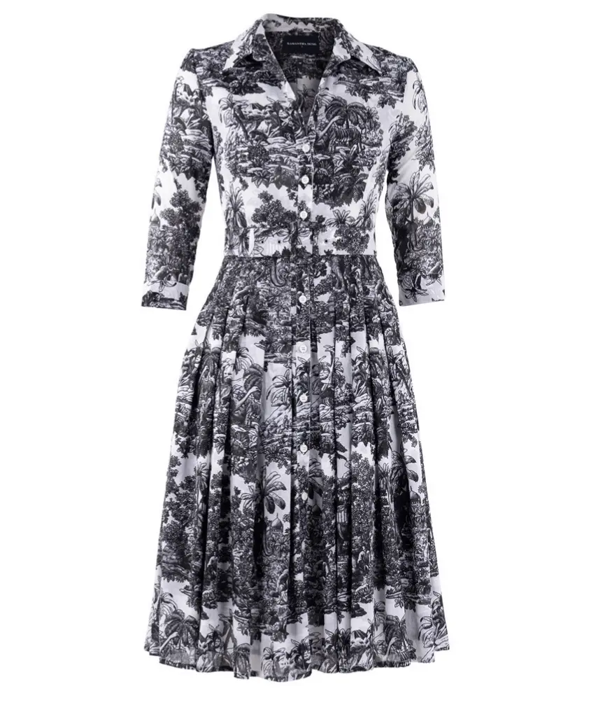 Платье Одри №4 в стиле арабской туали Samantha Sung, бело-черный
Платье Одри №4 в стиле арабской туали Samantha Sung, бело-черный