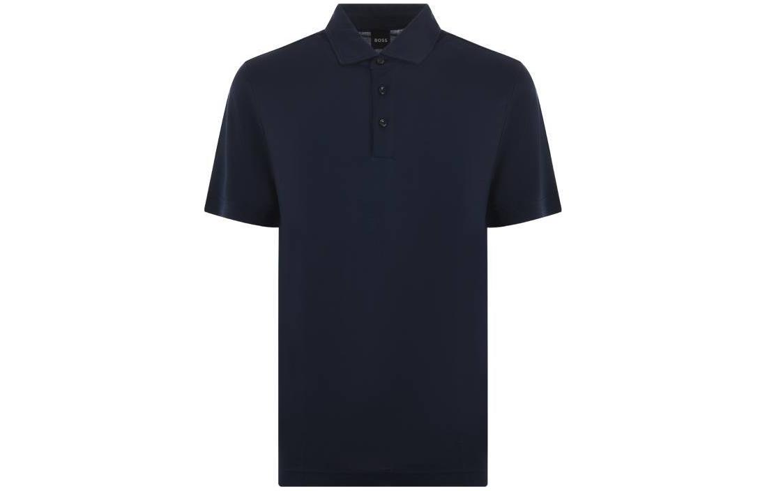Футболка поло с вышитым логотипом Boss HUGO BOSS, морской синий
Футболка поло с вышитым логотипом Boss HUGO BOSS, морской синий