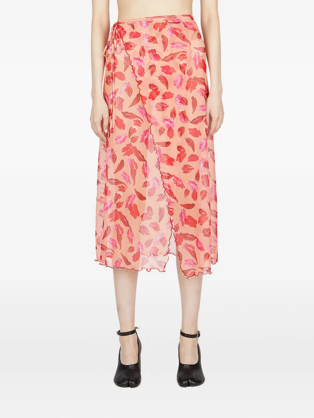 Юбка с оборками и принтом Marco Rambaldi, красный
Юбка с оборками и принтом Marco Rambaldi, красный