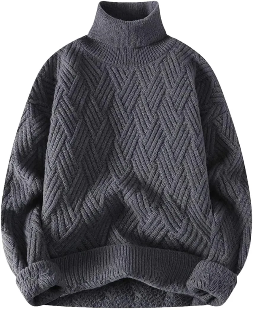 Мужской свитер с воротником-гольф
Мужской свитер с воротником-гольф