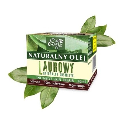 Натуральное нерафинированное масло лавра для интенсивного восстановления кожи 50 мл, Etja