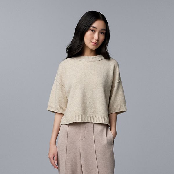 Petite luxe свитер с коротким рукавом из смесового кашемира Simply Vera Vera Wang, Medium Fossil Heather
Petite luxe свитер с коротким рукавом из смесового кашемира Simply Vera Vera Wang, Medium Fossil Heather