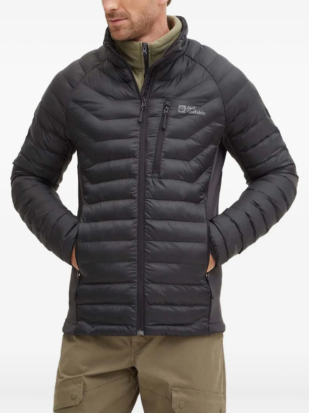 Стеганая куртка на молнии Jack Wolfskin, черный
Стеганая куртка на молнии Jack Wolfskin, черный