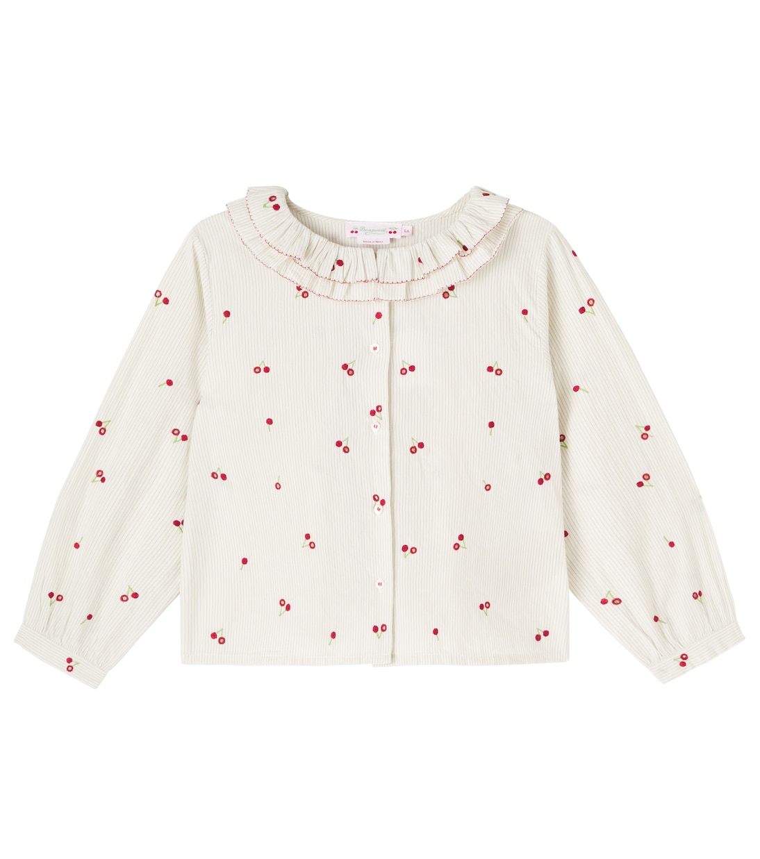 Хлопковая блузка с оборками и вышивкой Jaffa Bonpoint, Upb Rouge
Хлопковая блузка с оборками и вышивкой Jaffa Bonpoint, Upb Rouge