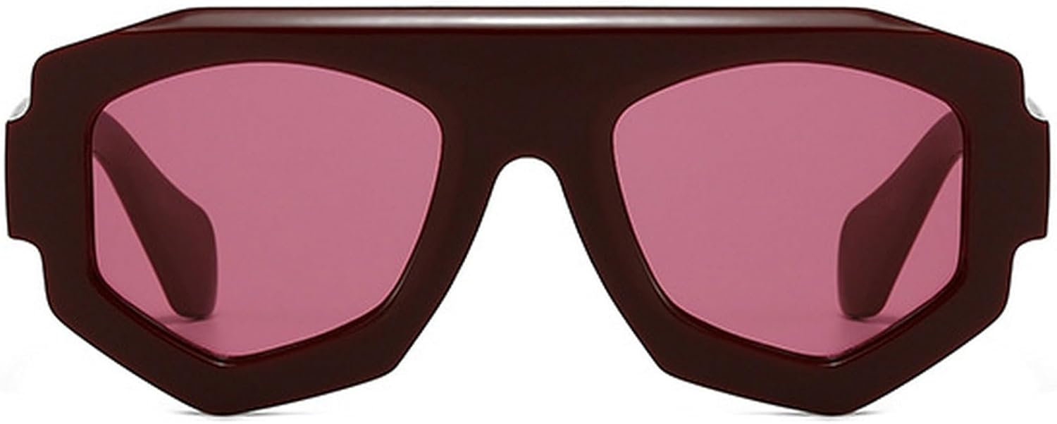 Ретро-солнцезащитные очки в стиле 70-х для женщин и мужчин, винтажные, модные, массивные, шестиугольные, модель 2025, большие, синие, с защитой от УФ-излучения UV400 mincl, Red
Ретро-солнцезащитные очки в стиле 70-х для женщин и мужчин, винтажные, модные, массивные, шестиугольные, модель 2025, большие, синие, с защитой от УФ-излучения UV400 mincl, Red