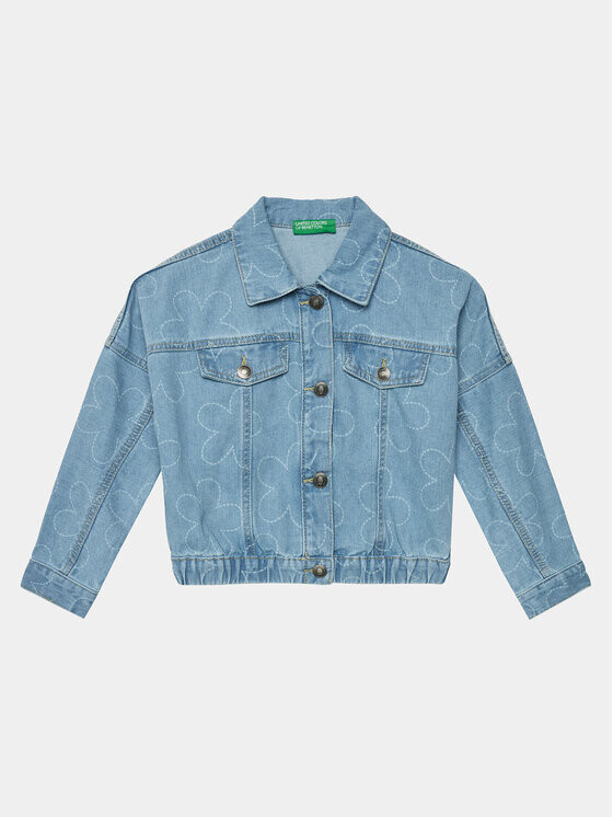 Джинсовая куртка стандартного кроя United Colors Of Benetton, синий
Джинсовая куртка стандартного кроя United Colors Of Benetton, синий