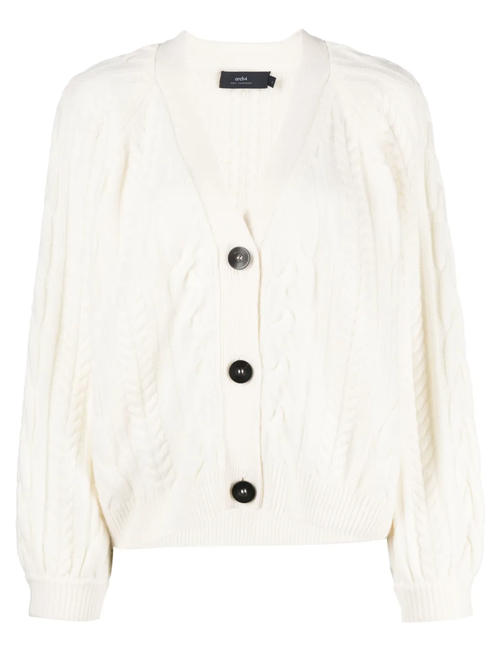 Кашемировый кардиган фактурной вязки arch4, белый
Кашемировый кардиган фактурной вязки arch4, белый