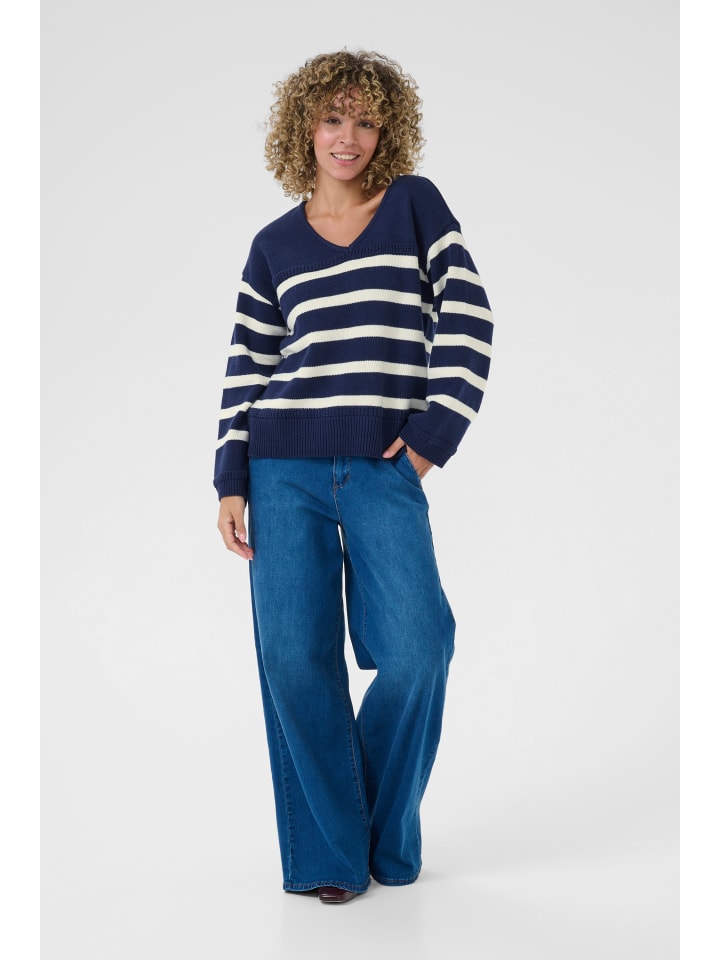 Cream Вязаный свитер CRMuka, стандартный крой, расцветка Ocean Cavern Eggnog Stripe
Cream Вязаный свитер CRMuka, стандартный крой, расцветка Ocean Cavern Eggnog Stripe